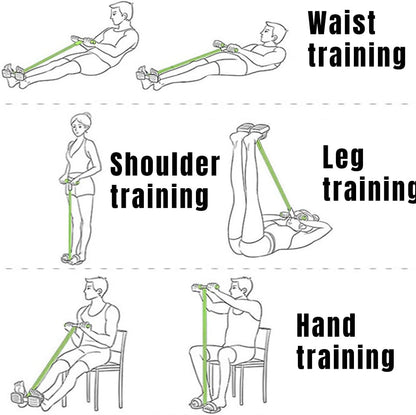 4-Tube Pedal Resistance Band